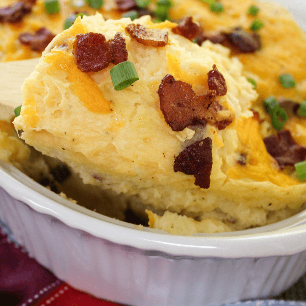Cheesy Mashed Potato Casserole My Recipe Magic