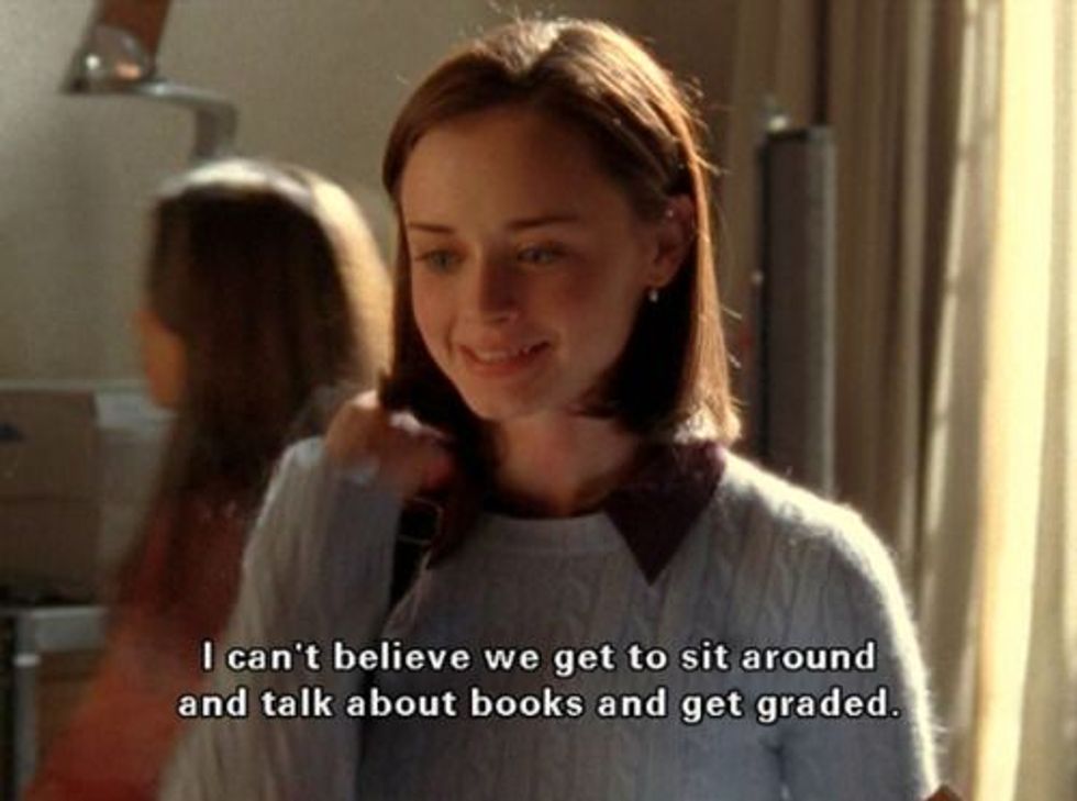 12 Times You Were Literally Rory Gilmore In College