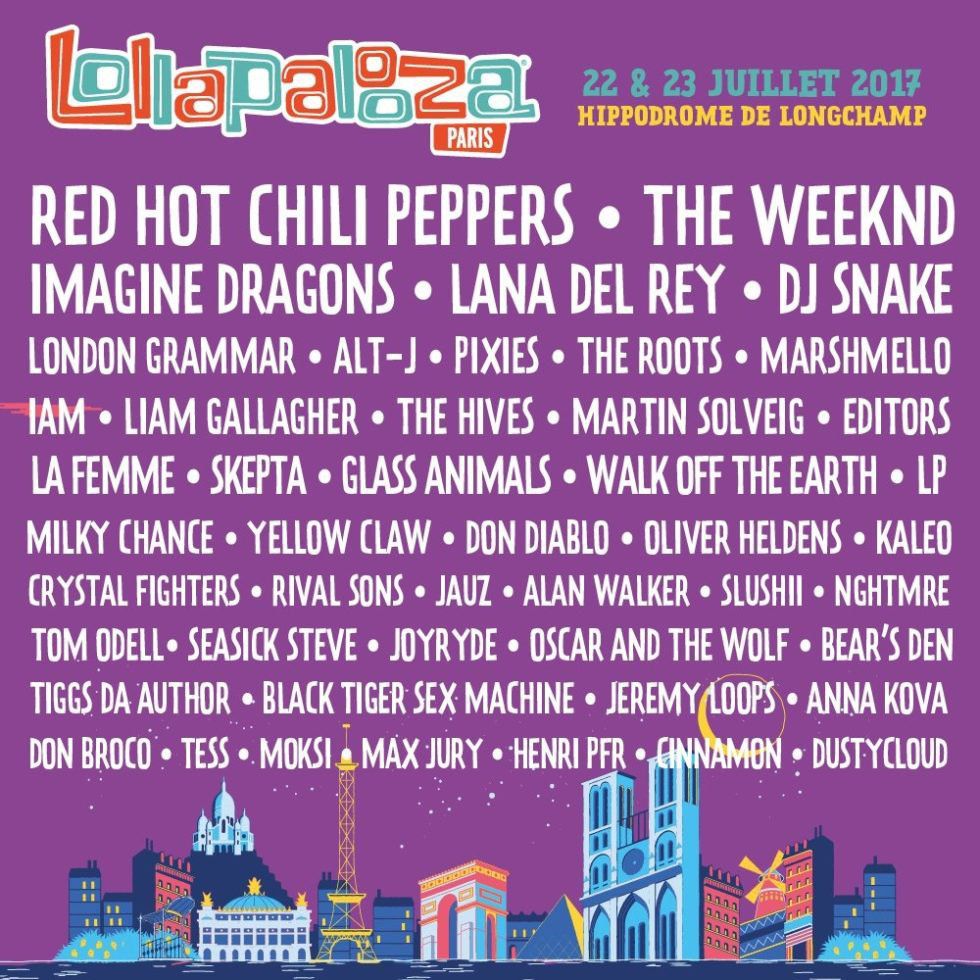 Lollapalooza Lineup Is Out!