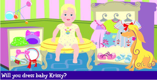 barbie take care of baby krissy game