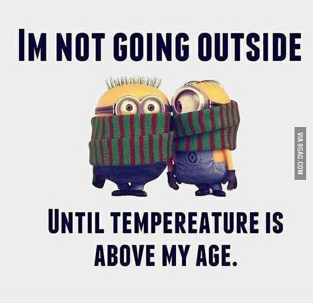 minions com frio