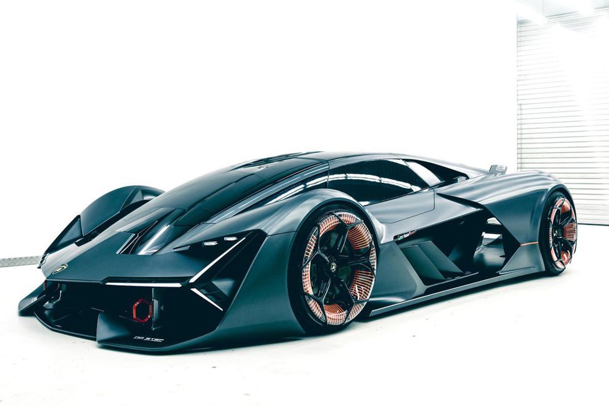 Lamborghini and MIT reveal electric concept with self-healing carbon fiber body