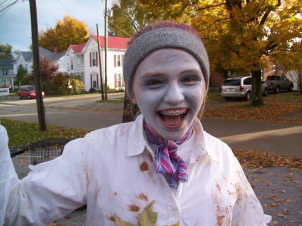 a zombie biker chick costume for a 9 year old a zombie biker chick costume for a 9 year old