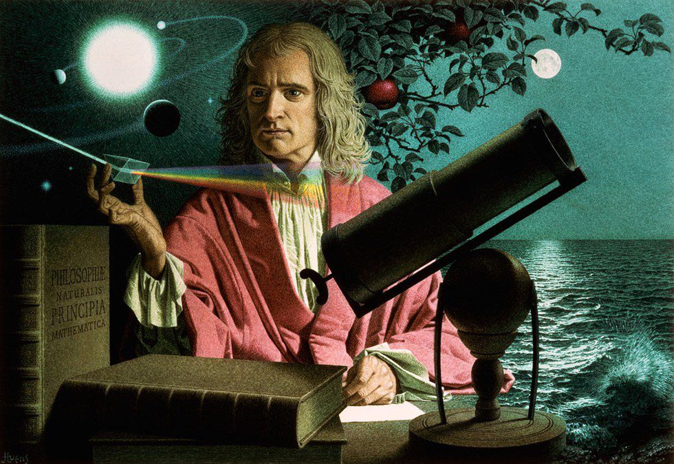 isaac newton discovering gravity