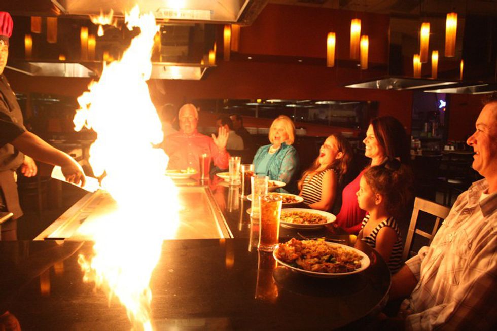What It's Like Going to a Hibachi Restaurant