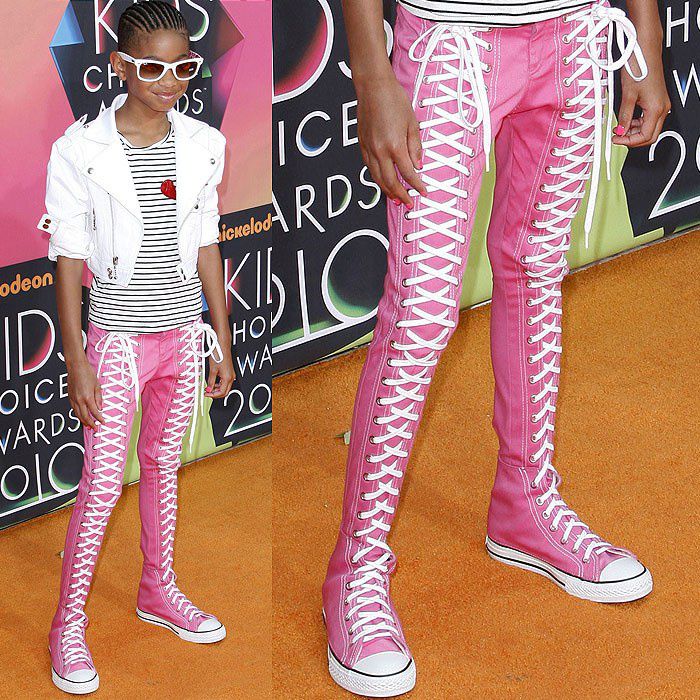 willow smith converse pants