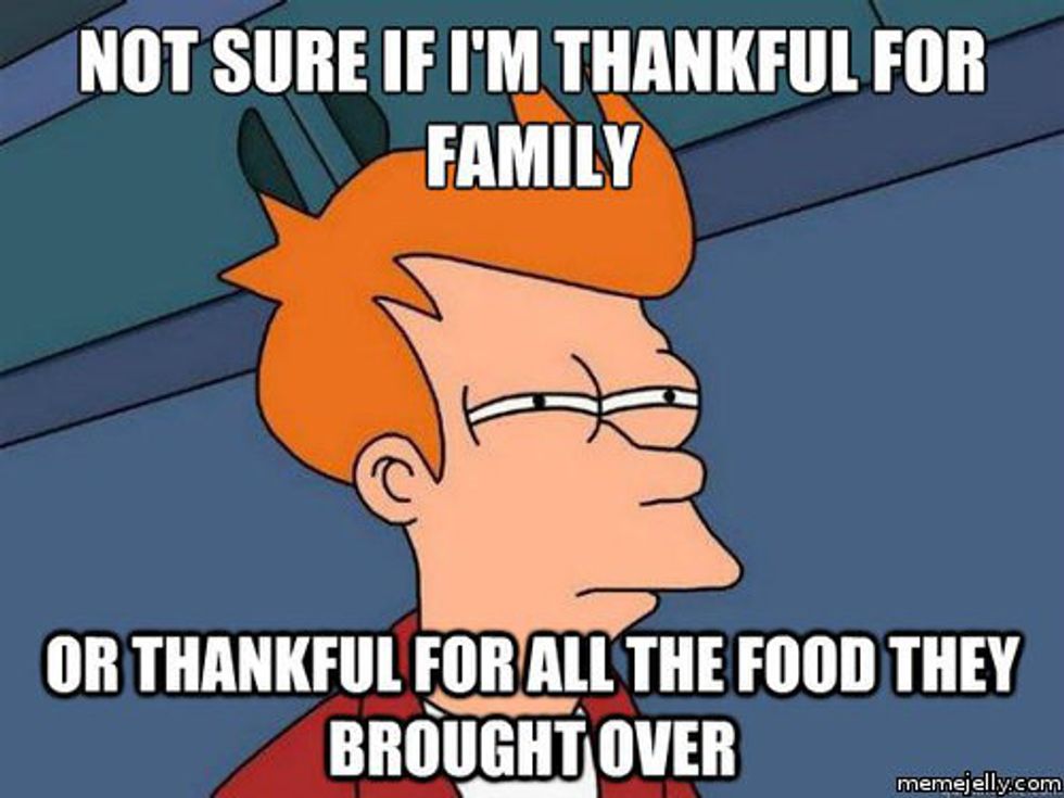 The 5 Most Relatable Thanksgiving Memes And Clapbacks