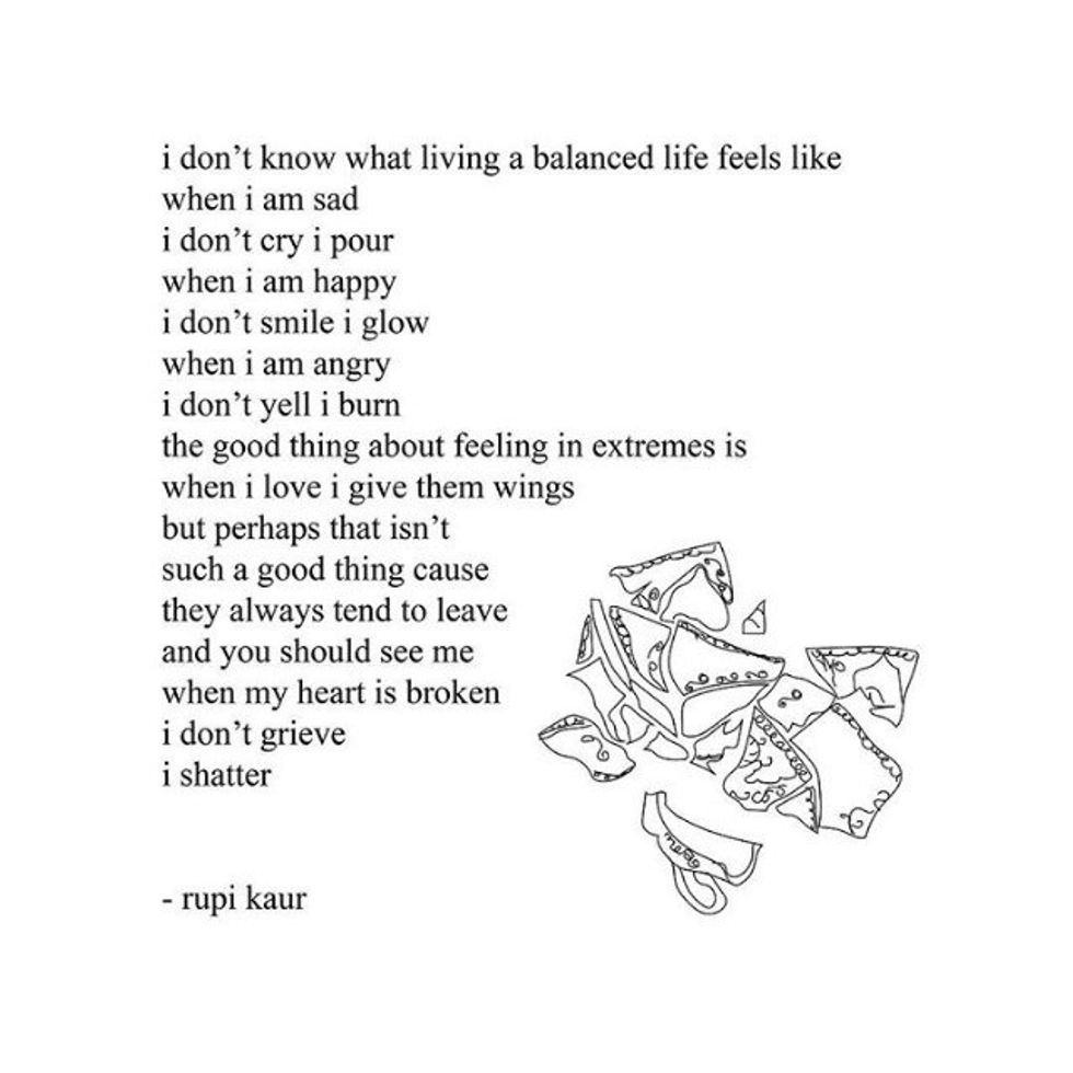 10 Rupi Kaur Poems For A Broken Heart