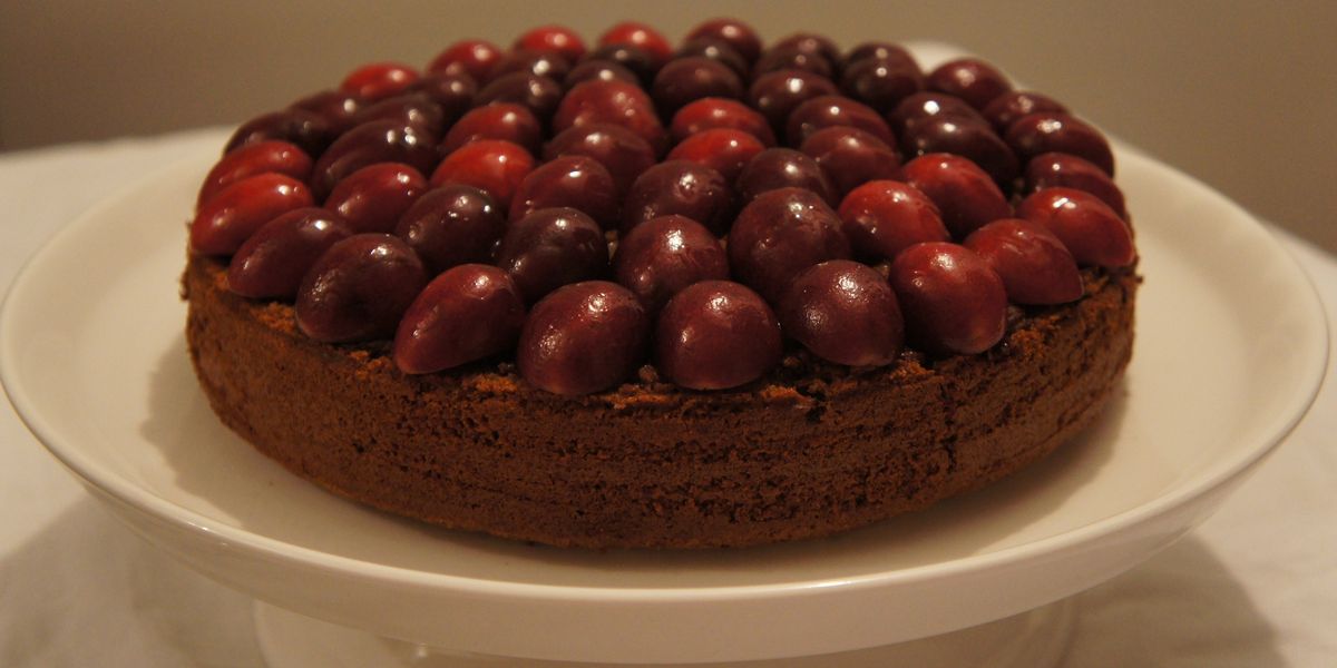 Chocolate And Cherry Polenta Cake My Recipe Magic