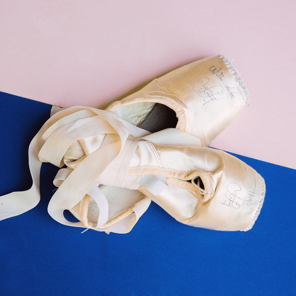 misty copeland signed pointe shoes