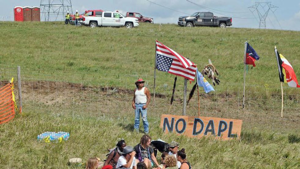 Dapl Protest Fenced Money Over Rights: The DAPL Protests