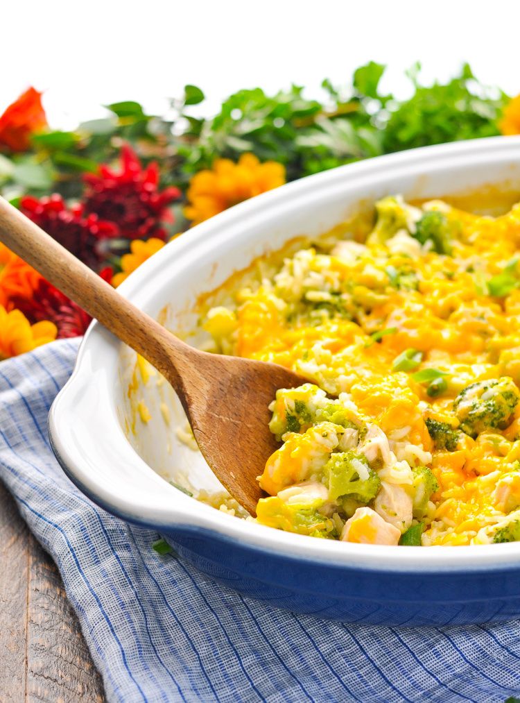 Dump-and-Bake Chicken Broccoli Rice Casserole - My Recipe Magic