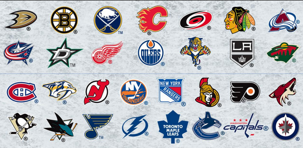Очки команд нхл. Эмблемы NHL команд. Хоккейная команда NHL логотипы. Эмблемы хоккейных клубов NHL. Хоккейные клубы НХЛ эмблемы и названия на русском.