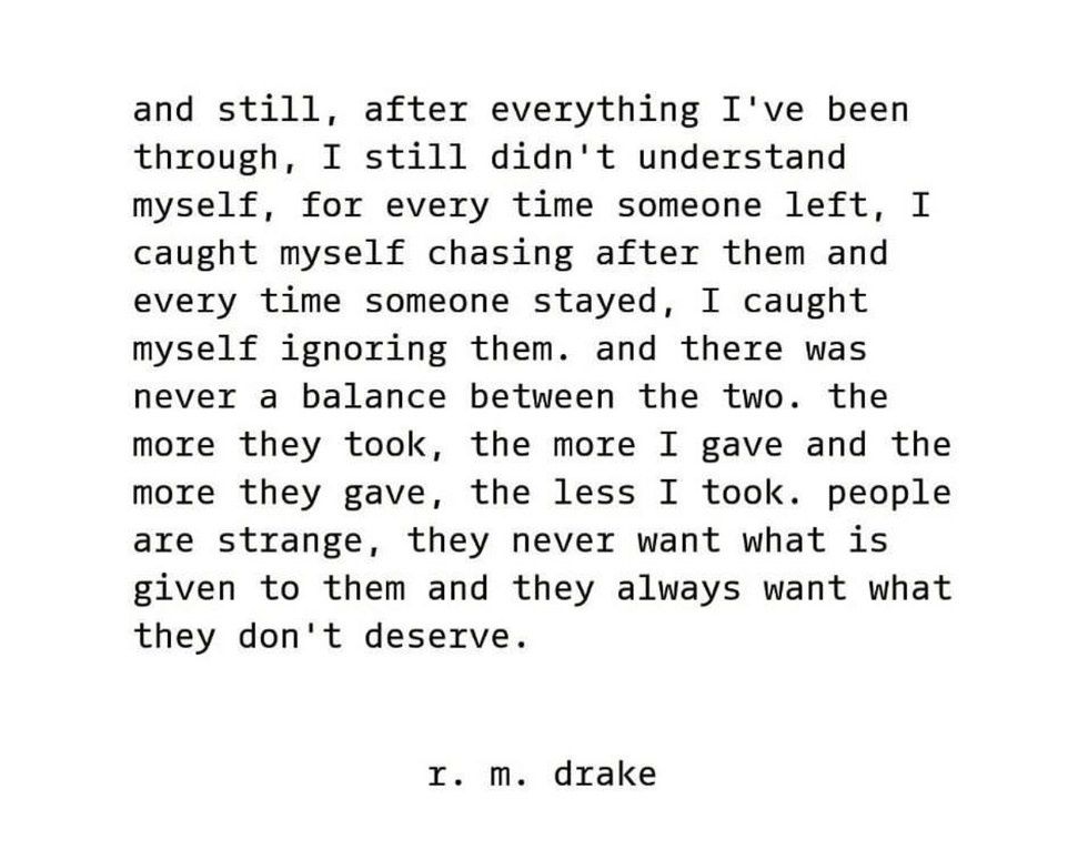 Ten R. M. Drake Poems You Need To Read Right Now