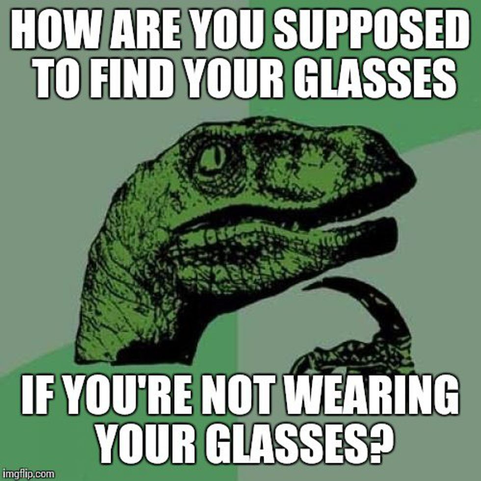 18 Signs You Wear Glasses Or Contacts
