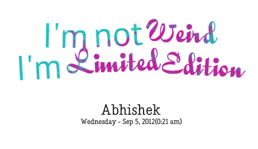 5 Reasons Being Weird Is Okay