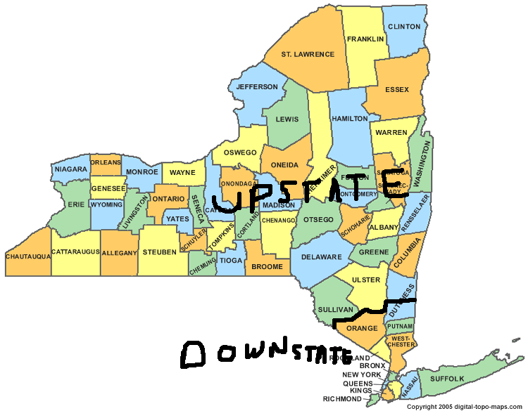 dating upstate new york map