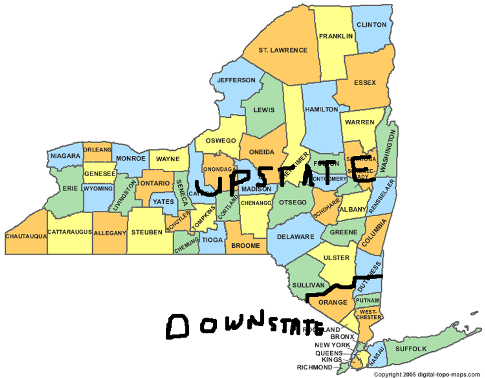 Upstate new york где это