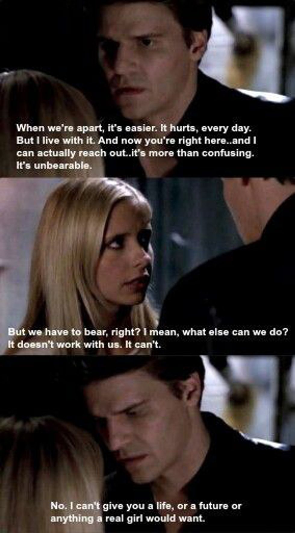 The Best Quotes Between Buffy And Angel