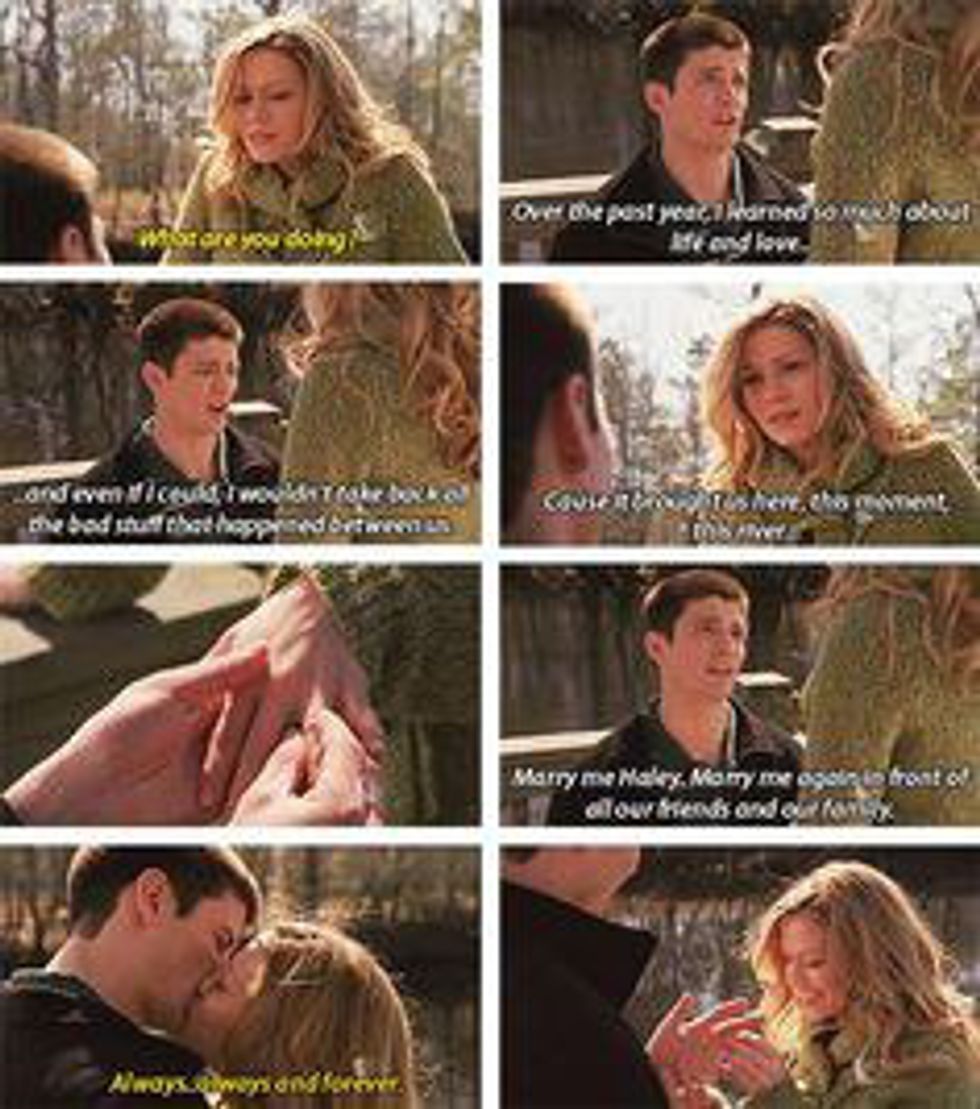 16 Perfect Nathan And Haley Moments To Watch With Your Boyfriend