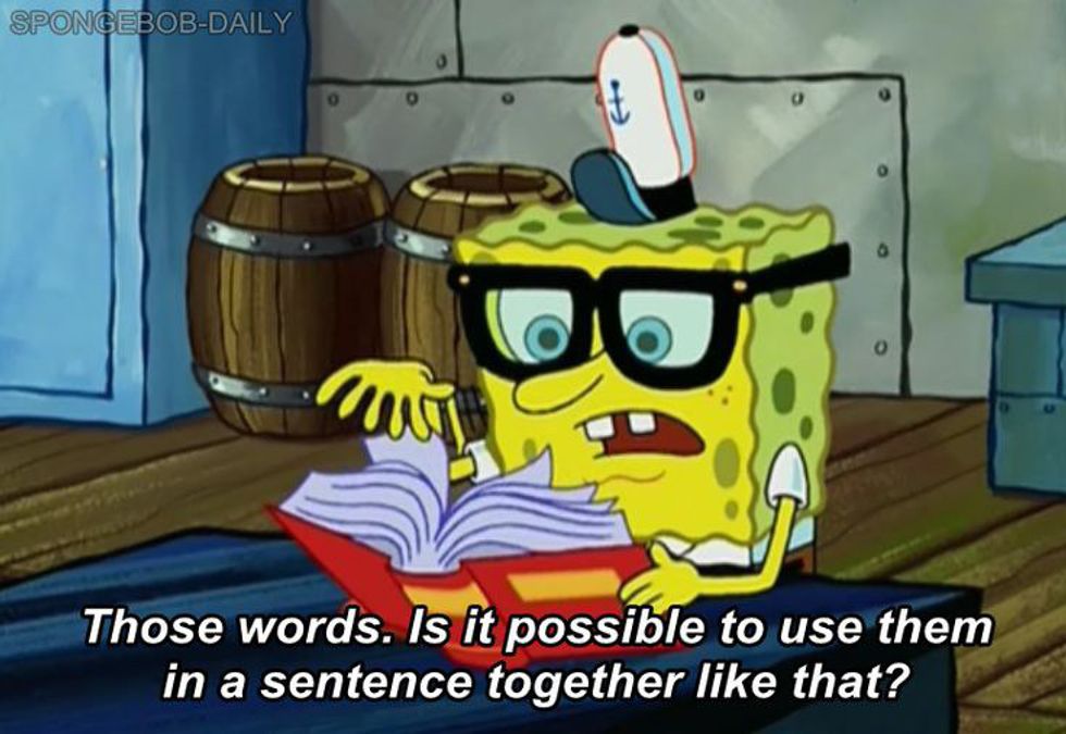 Life Of A Science Major, As Told By SpongeBob Squarepants