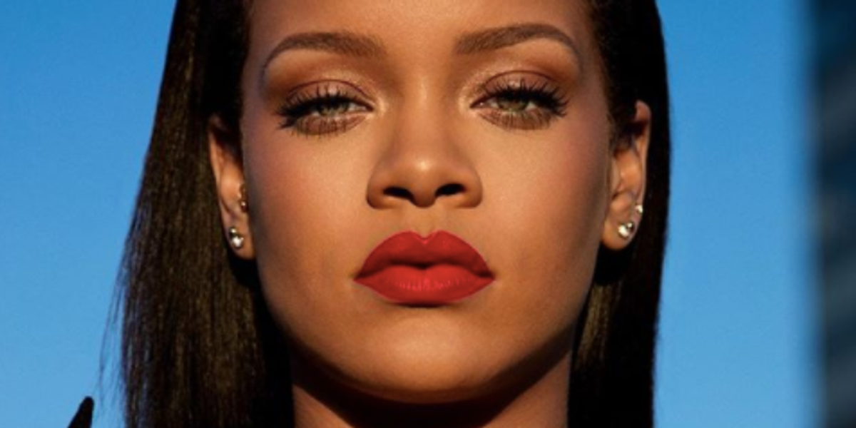 Your New ASMR Is Rihanna Putting on Fenty Beauty Lip Paint