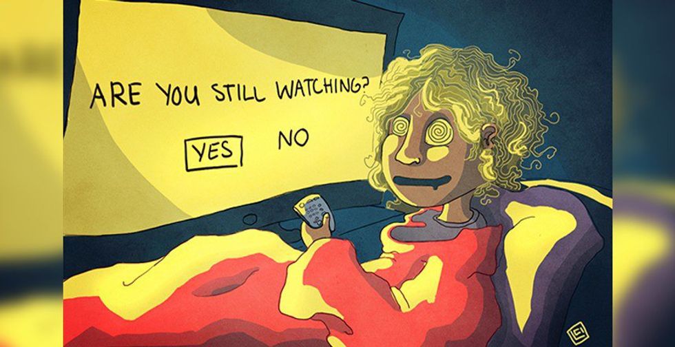 7 Signs You Have An Addiction To BingeWatching