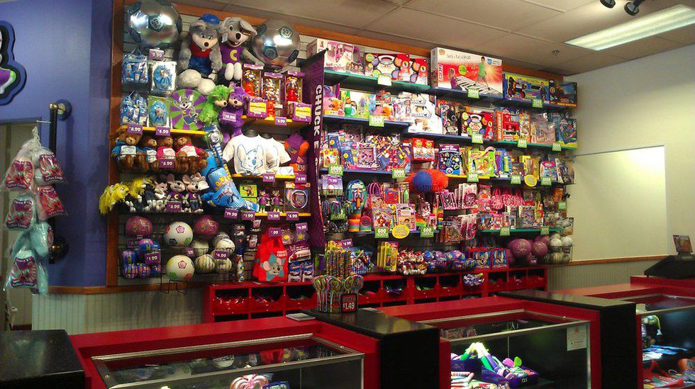 chuck e cheese merch