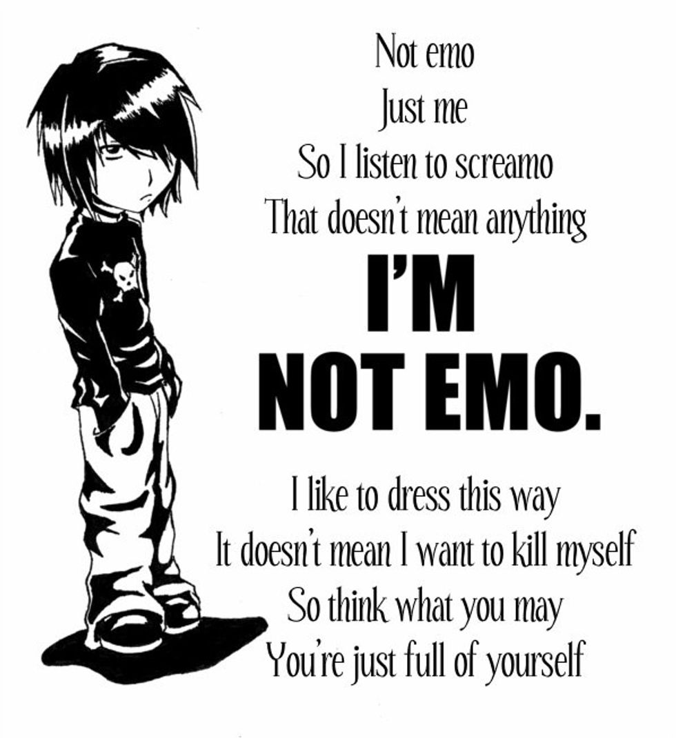 Epitome Of The Emo Kid