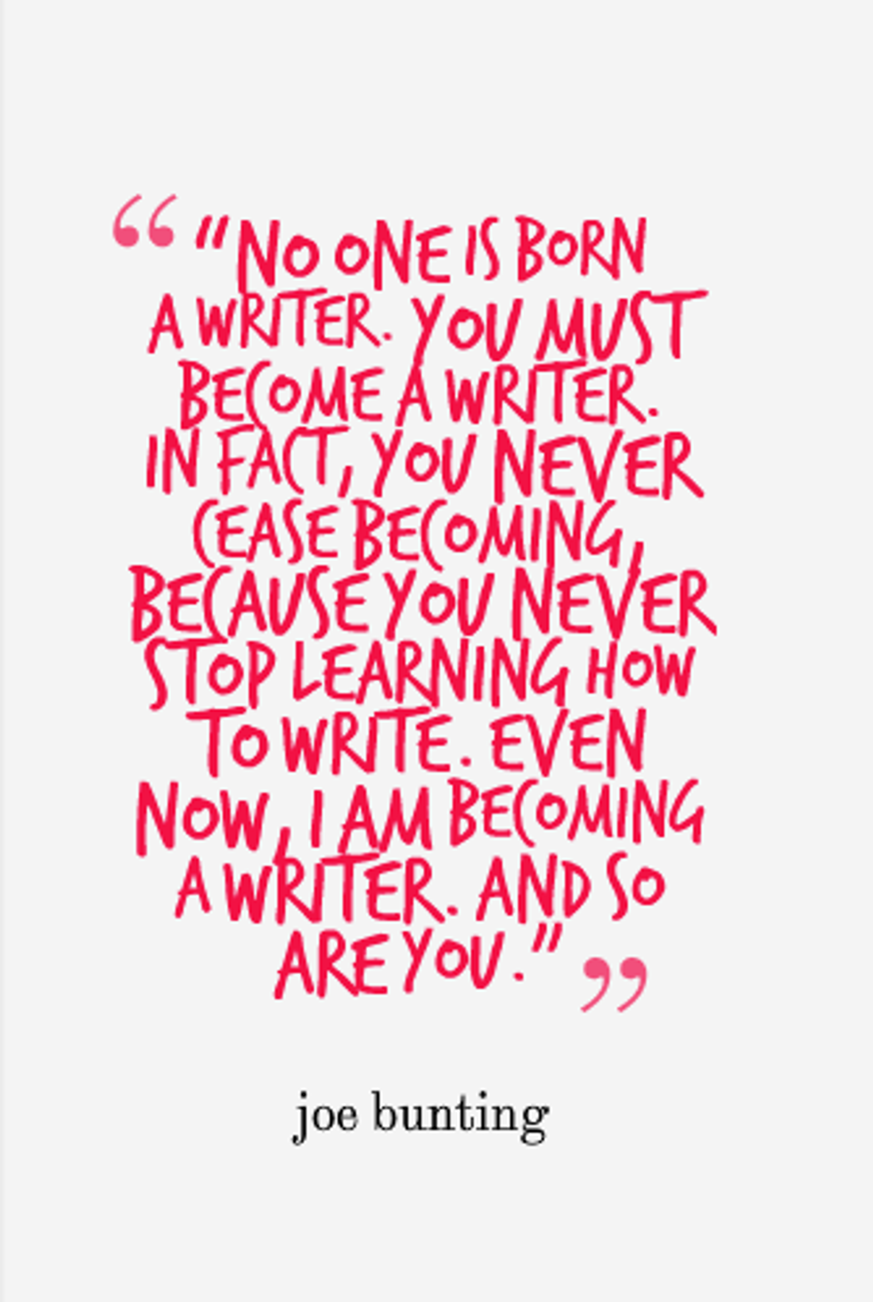 9 Honest Quotes About Writing For English Majors