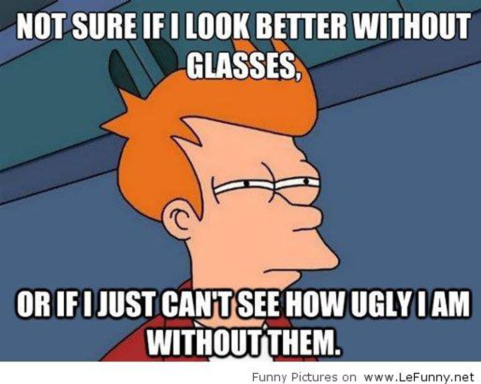 13 Struggles for People Who Wear Glasses