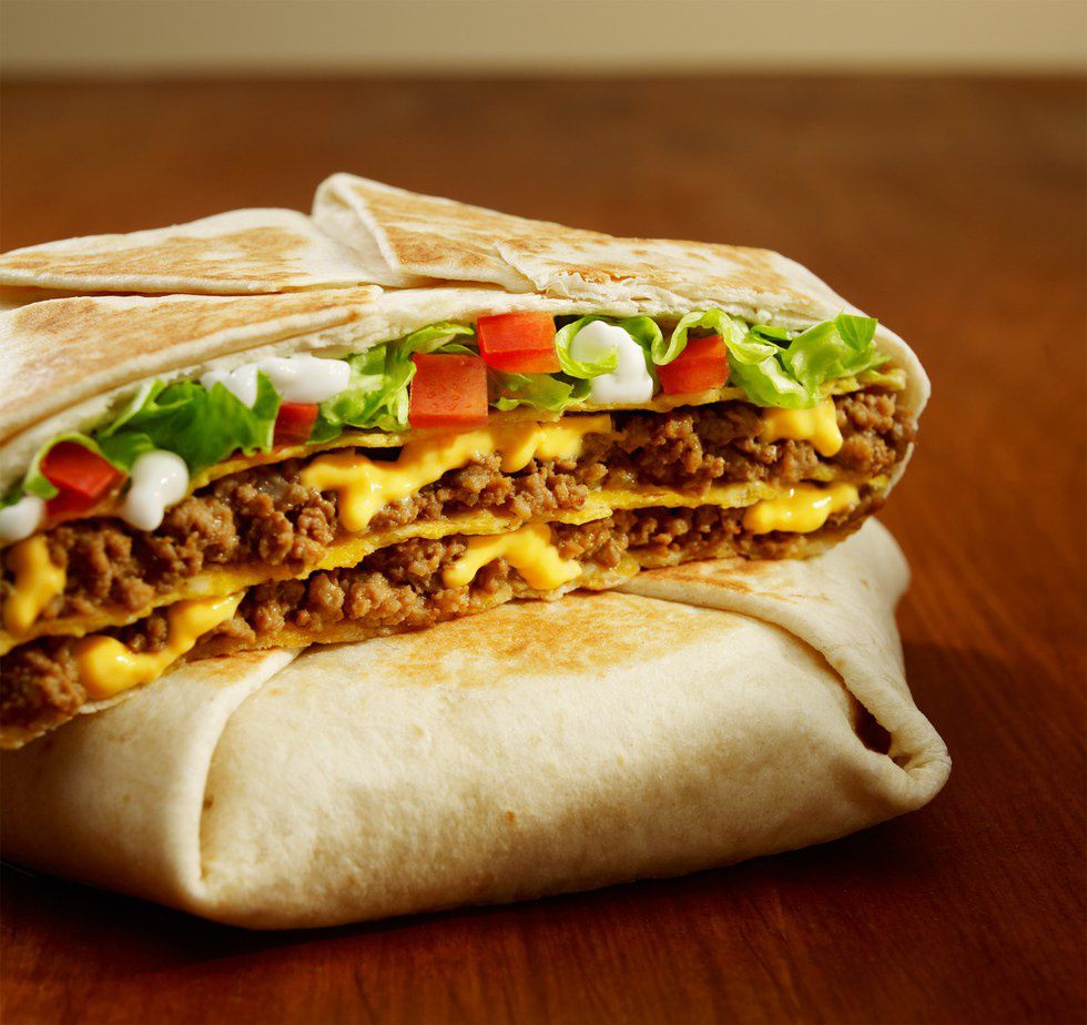 crunch wrap supreme from taco bell