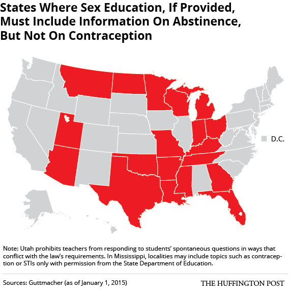 Sex education program statistics