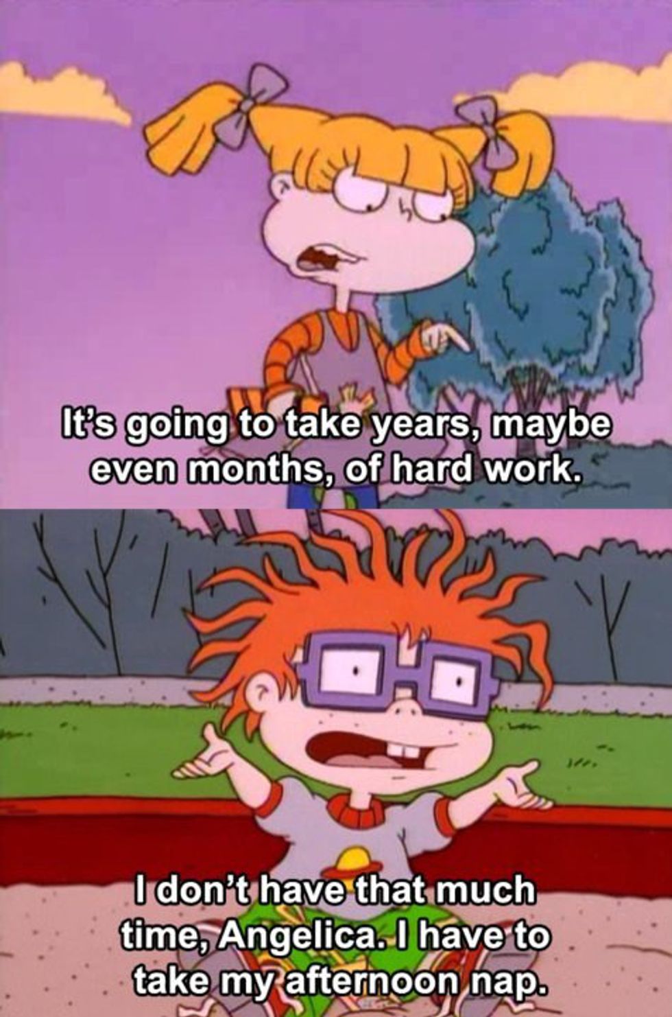 The End Of The Semester, As Told By The Rugrats