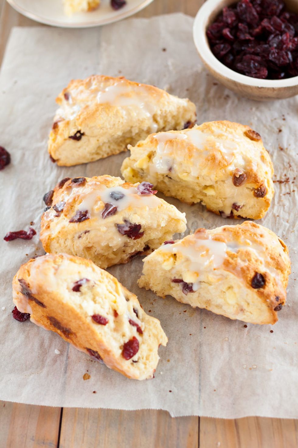 Cranberry White Chocolate Scones My Recipe Magic