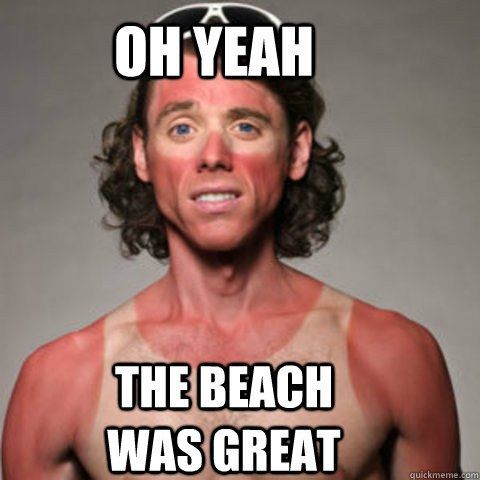 Image result for tanning oil meme