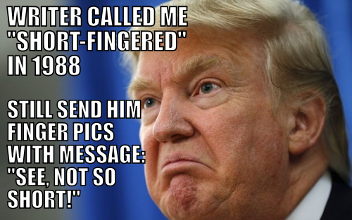 pictures of donald trump with funny words for kids