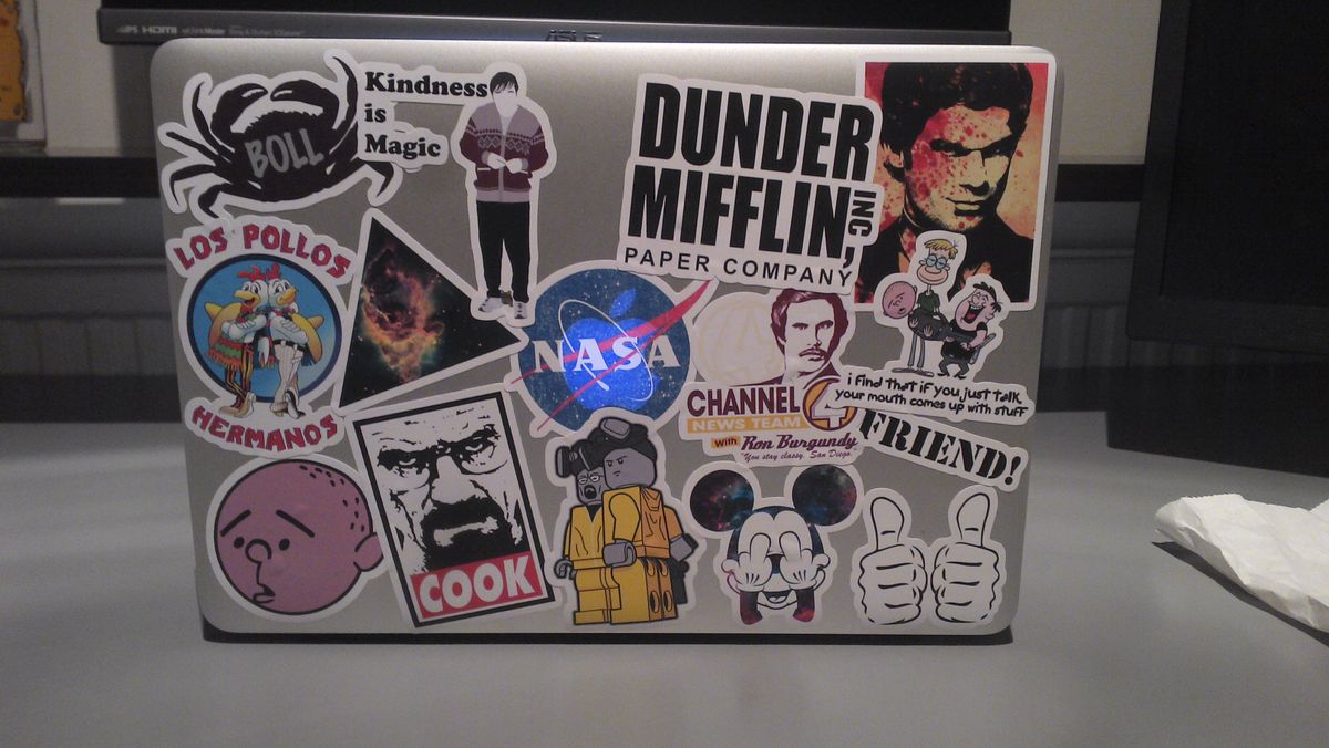 26 Laptop Stickers Only College Girls Can Really Understand