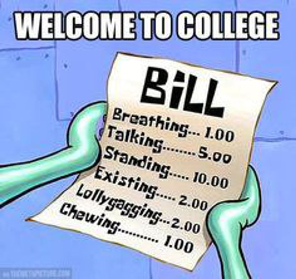 Your Feelings During The First Semester Of College As Told By Spongebob