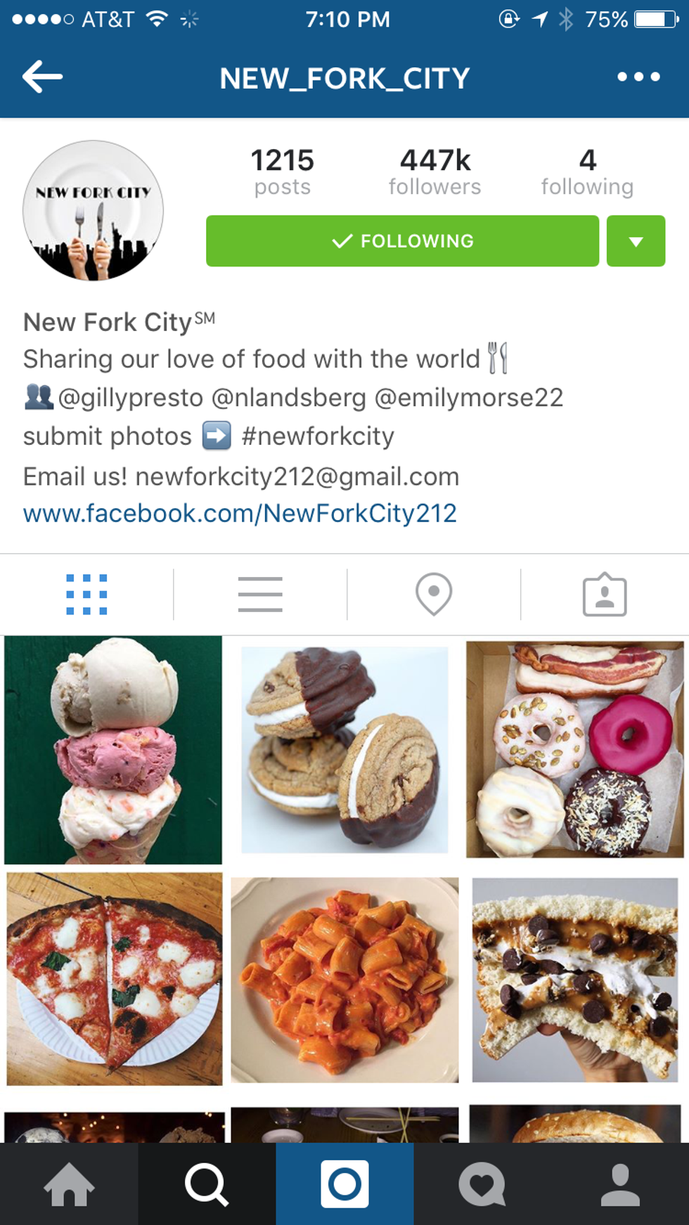 travel and food instagram names