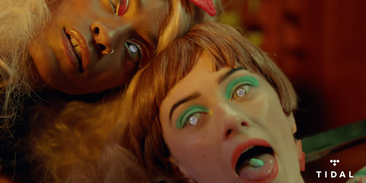 Meet The Strung-Out Housewives Of The Future In St. Vincent's "Pills" Music Video