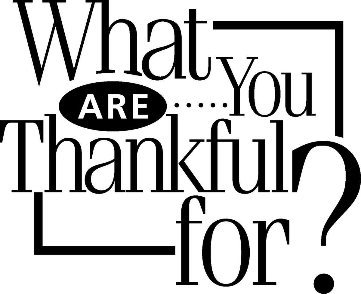 23 Reasons Why I'm Thankful
