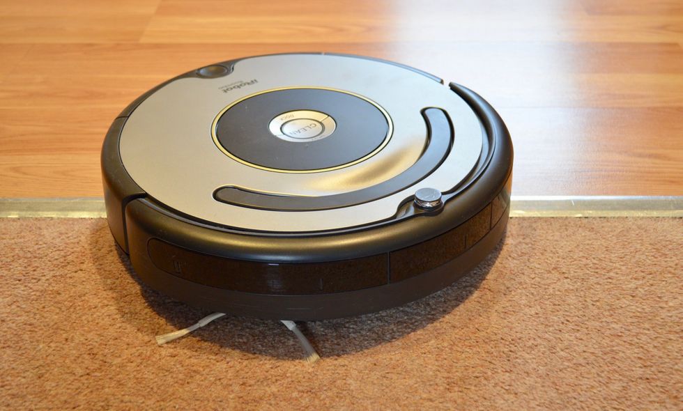 The Roomba adjusts how it cleans when it detects a different surface