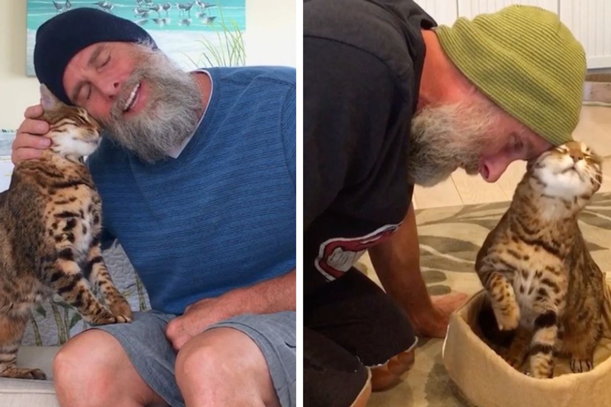 Cat Dad and His 'Son' Of 14 Years Share Incredible Bond In These Beautiful Moments...