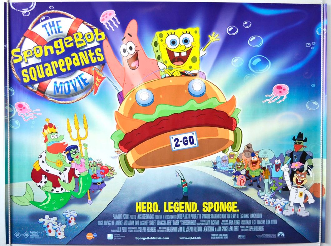 spongebob squarepants movie pc title screen