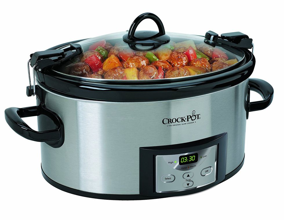 Crock-Pot brand slow cooker works with the Wemo app to tell you when your dinner is done.