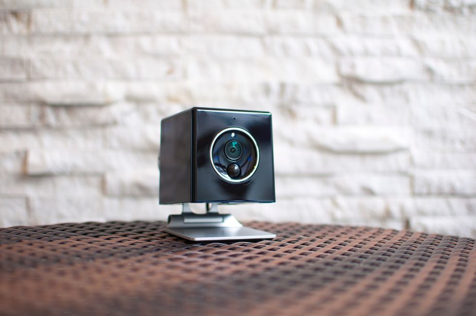 Oomi's Cube doubles as a security camera, and also includes sensors to detect humidity and temperature