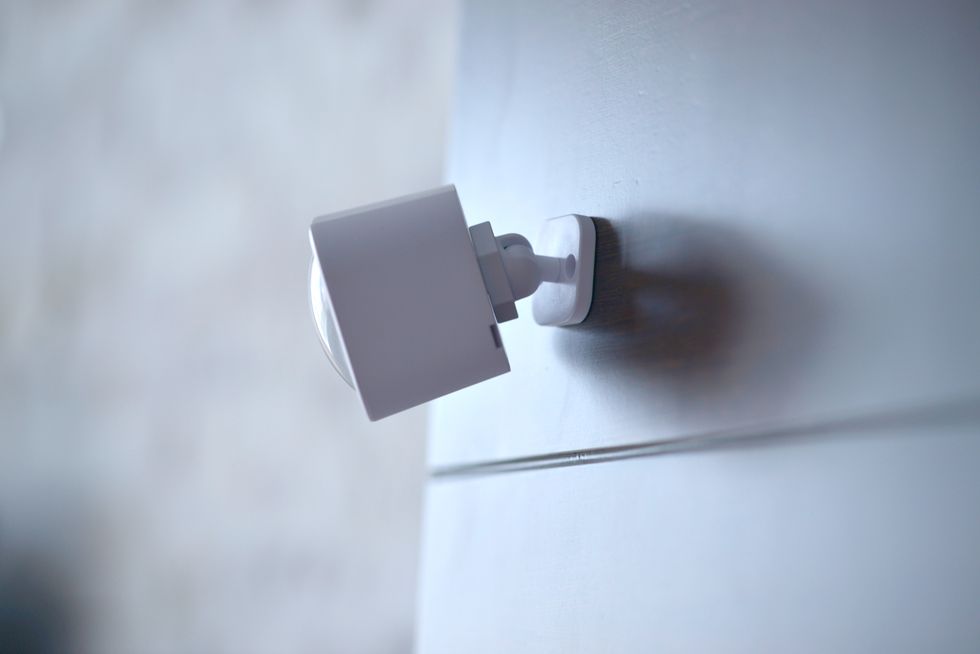 Oomi's multi-sensor is small, about two-inches, and can be mounted anywhere you want