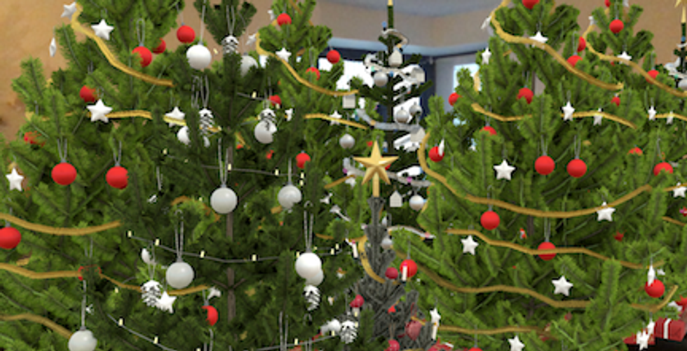 Who says you can have too many Christmas trees?