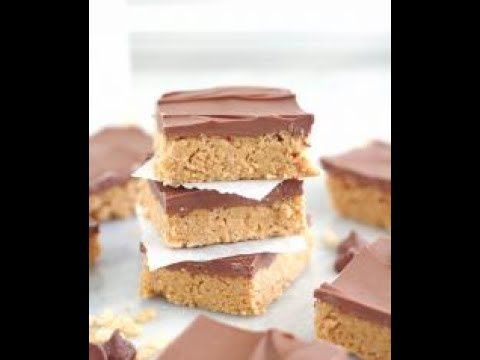 No Bake Crispy Peanut Butter Bars-5 Boys Baker